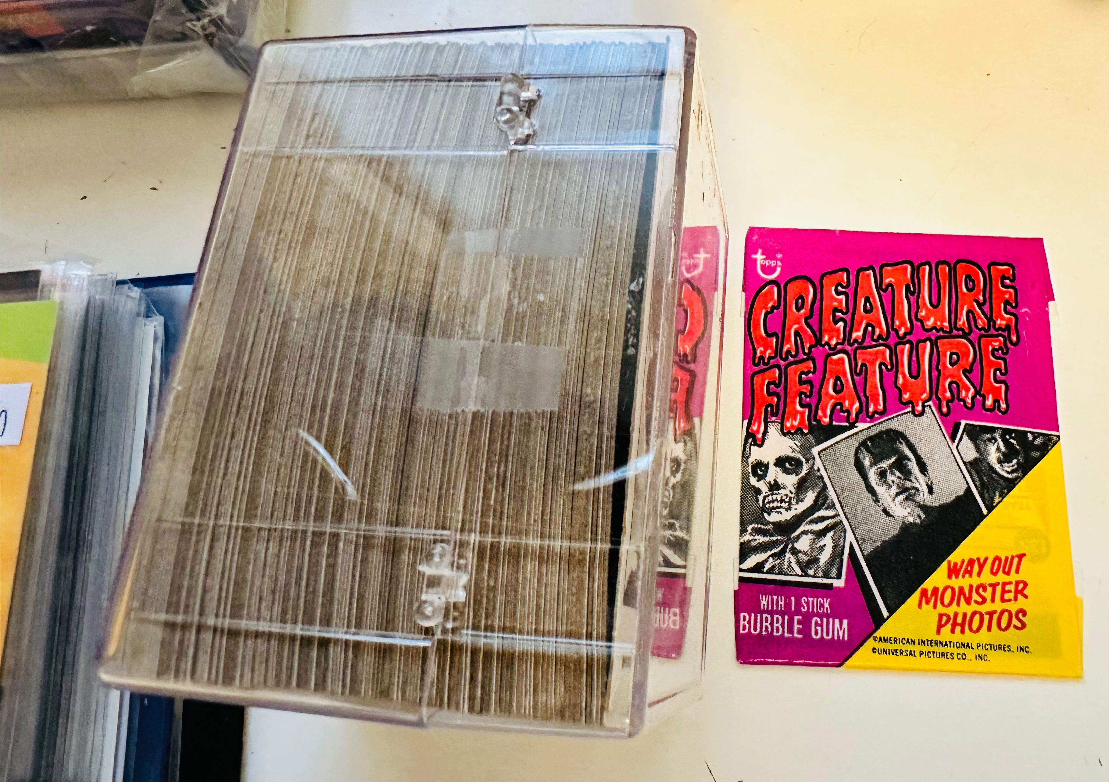 Universal monsters creature feature rare or card set1-128 with rare Op