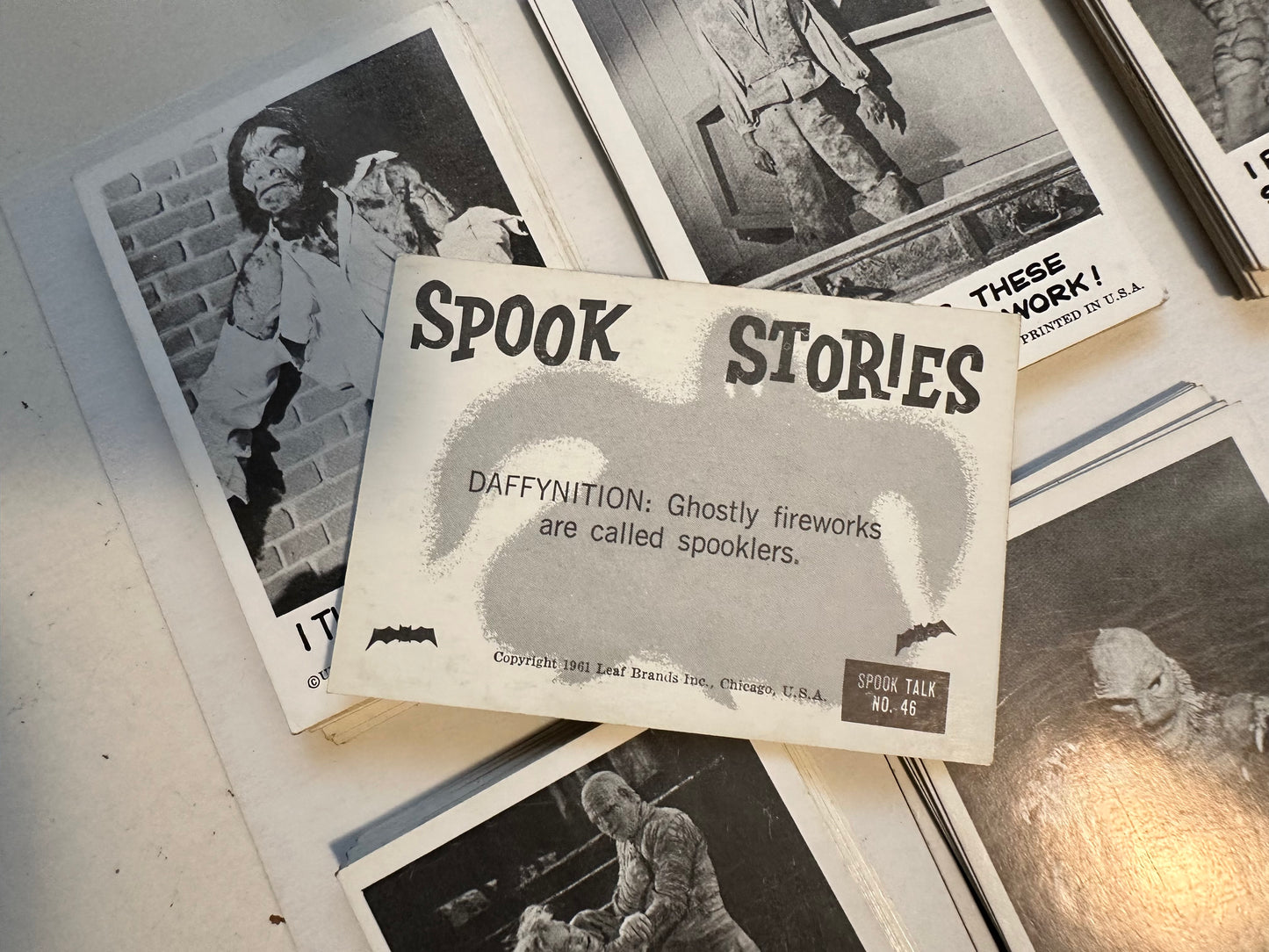 Spook Stories Leaf rare Horror cards set 1961