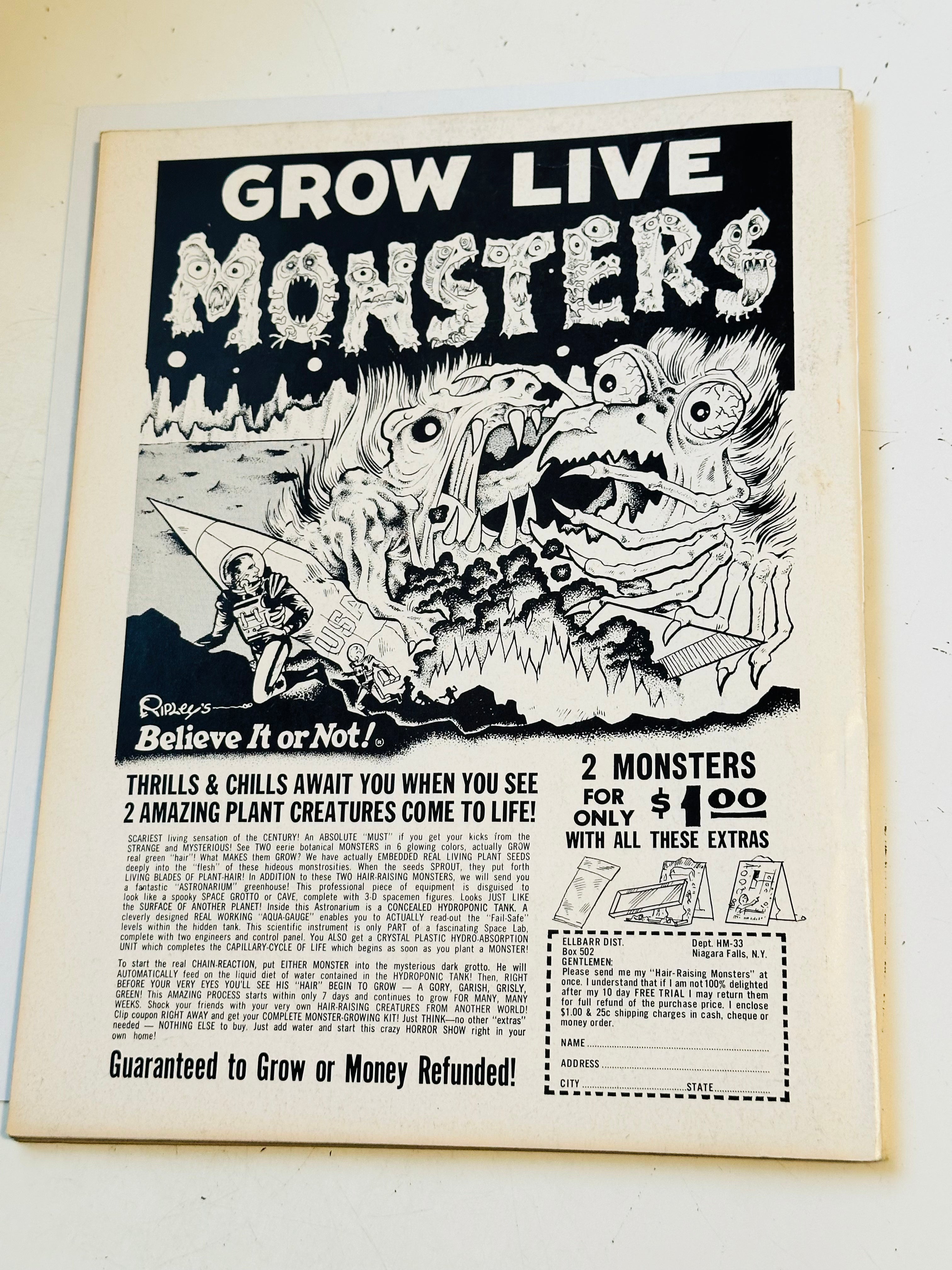 Famous monsters of Film land #32 magazine 1965
