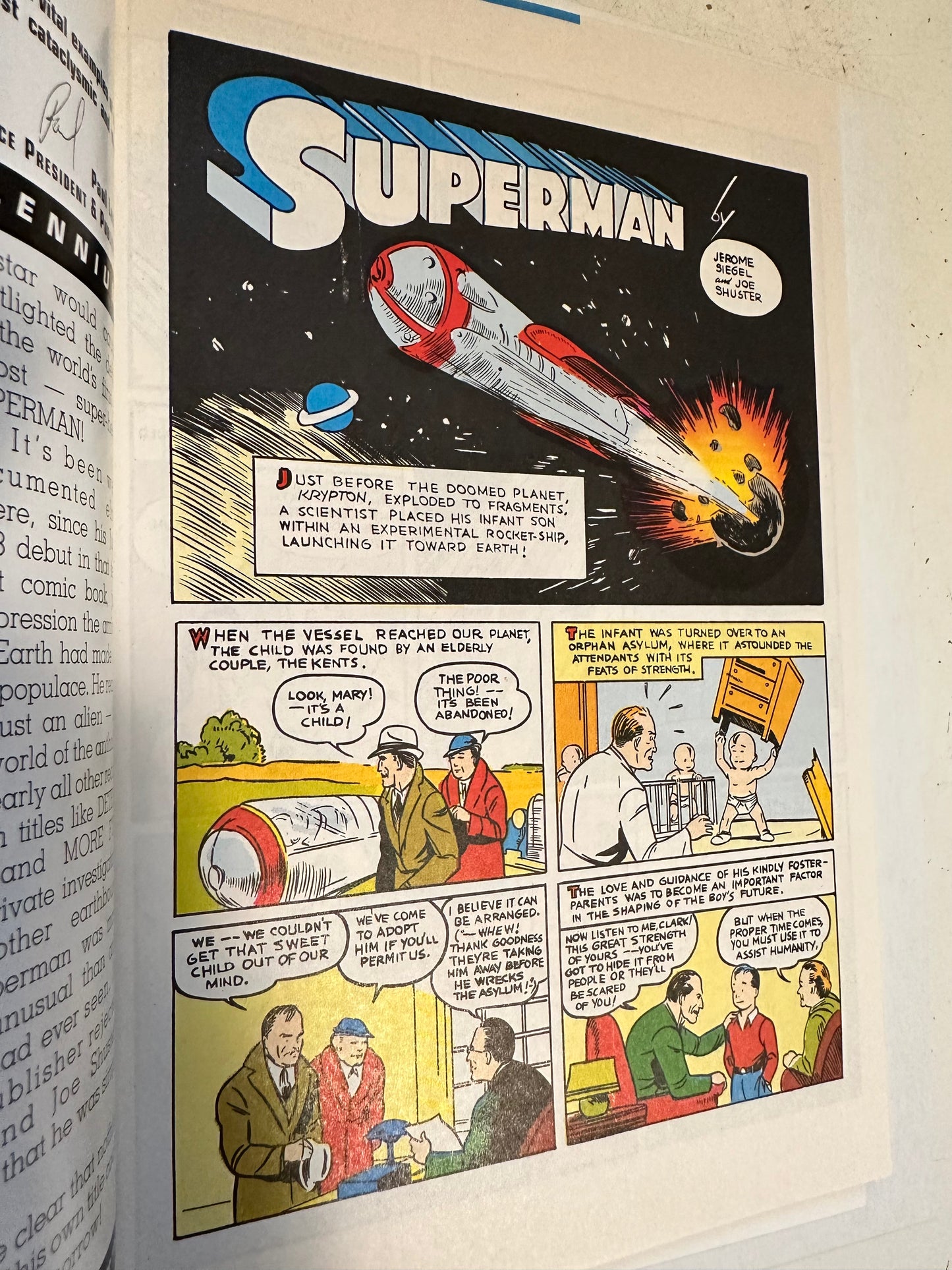 Superman millennium number one issue comic book 2000