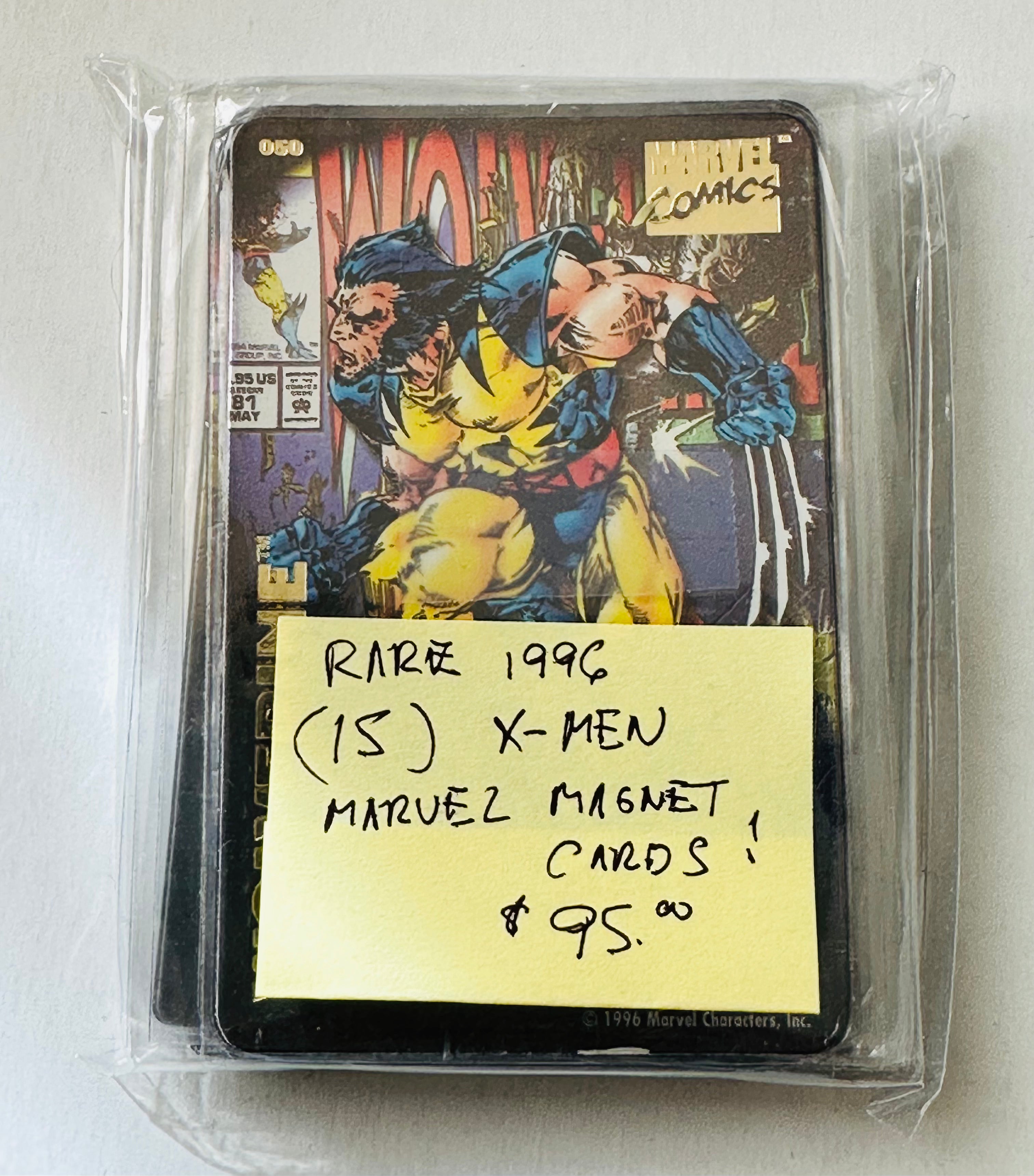 Marvel X-Men magnet cards 15 count lot deal 1996 Marvel X-Men magnet cards 15 count lot deal 1996