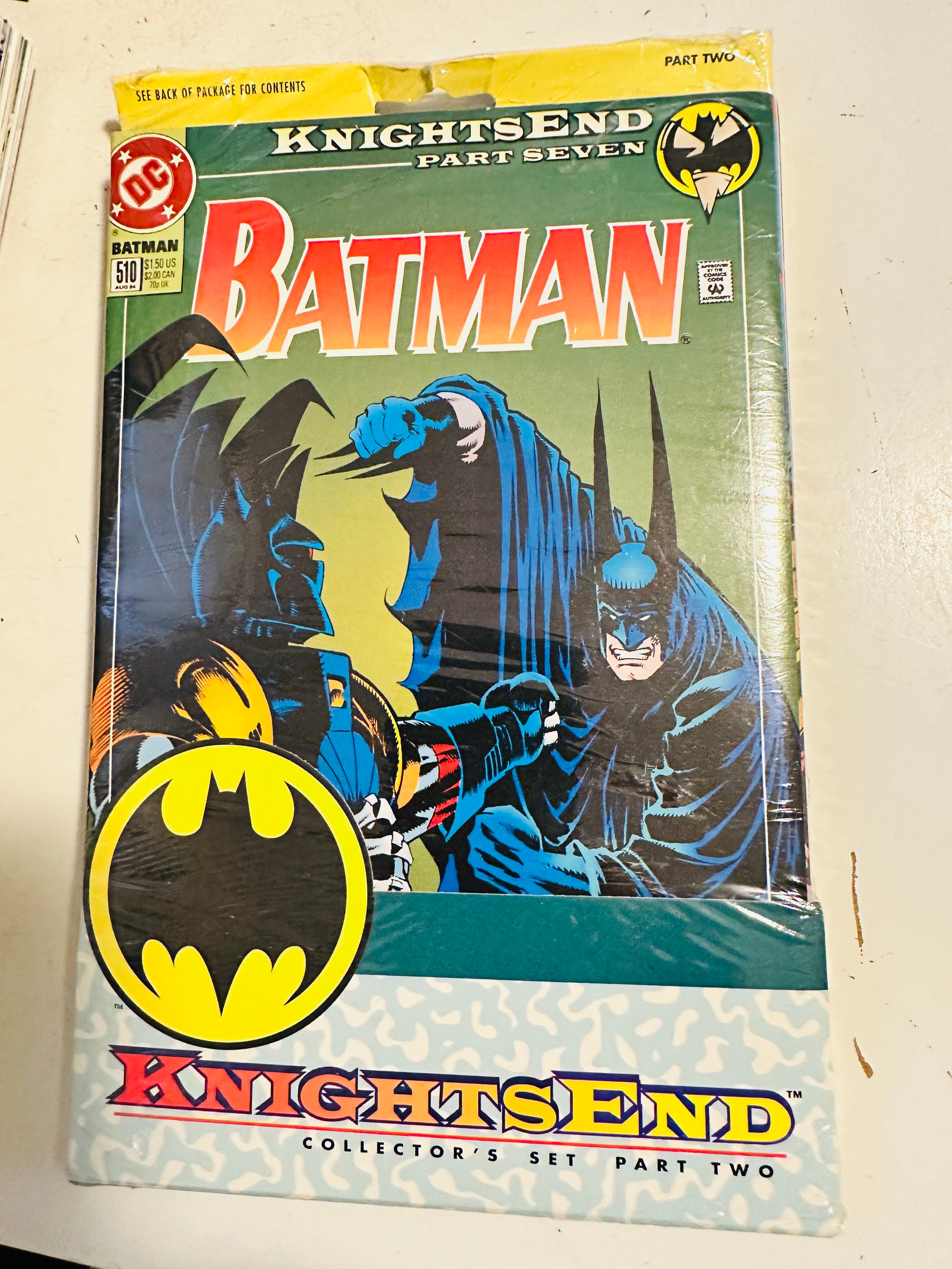 Batman comics Knights End vintage 7 comics factory sealed lot deal!