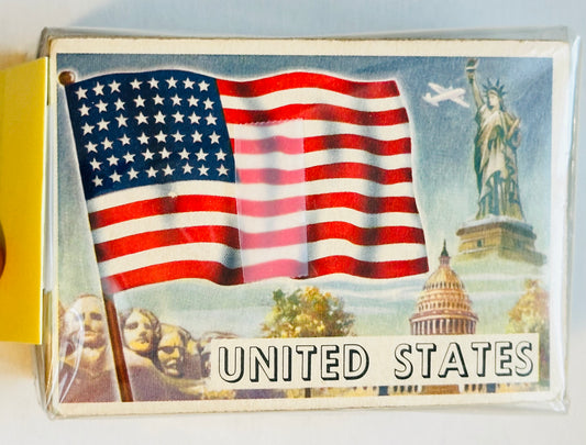 Flags of the world high-grade condition topps cards set 1956