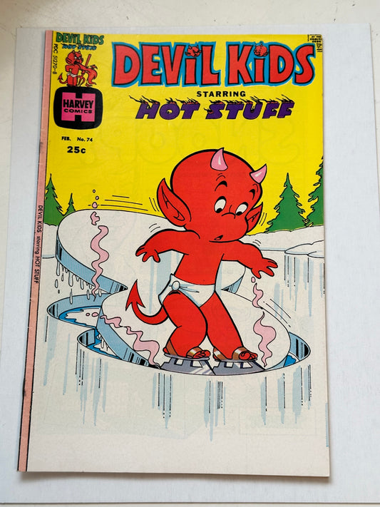 Devil kids, hot stuff comic book #74 from 1975