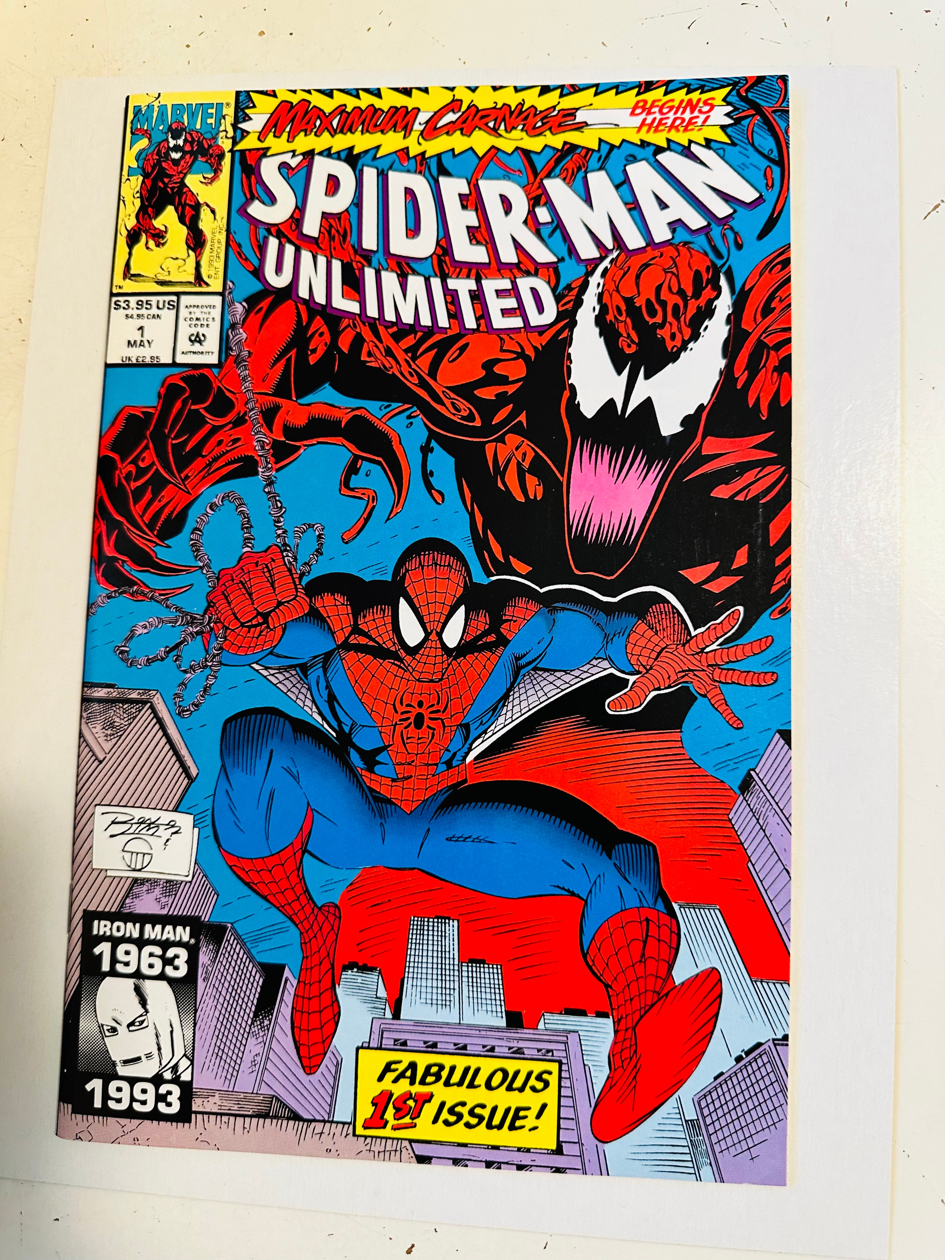 Spider-Man Unlimited high-grade condition number one comic book 1993
