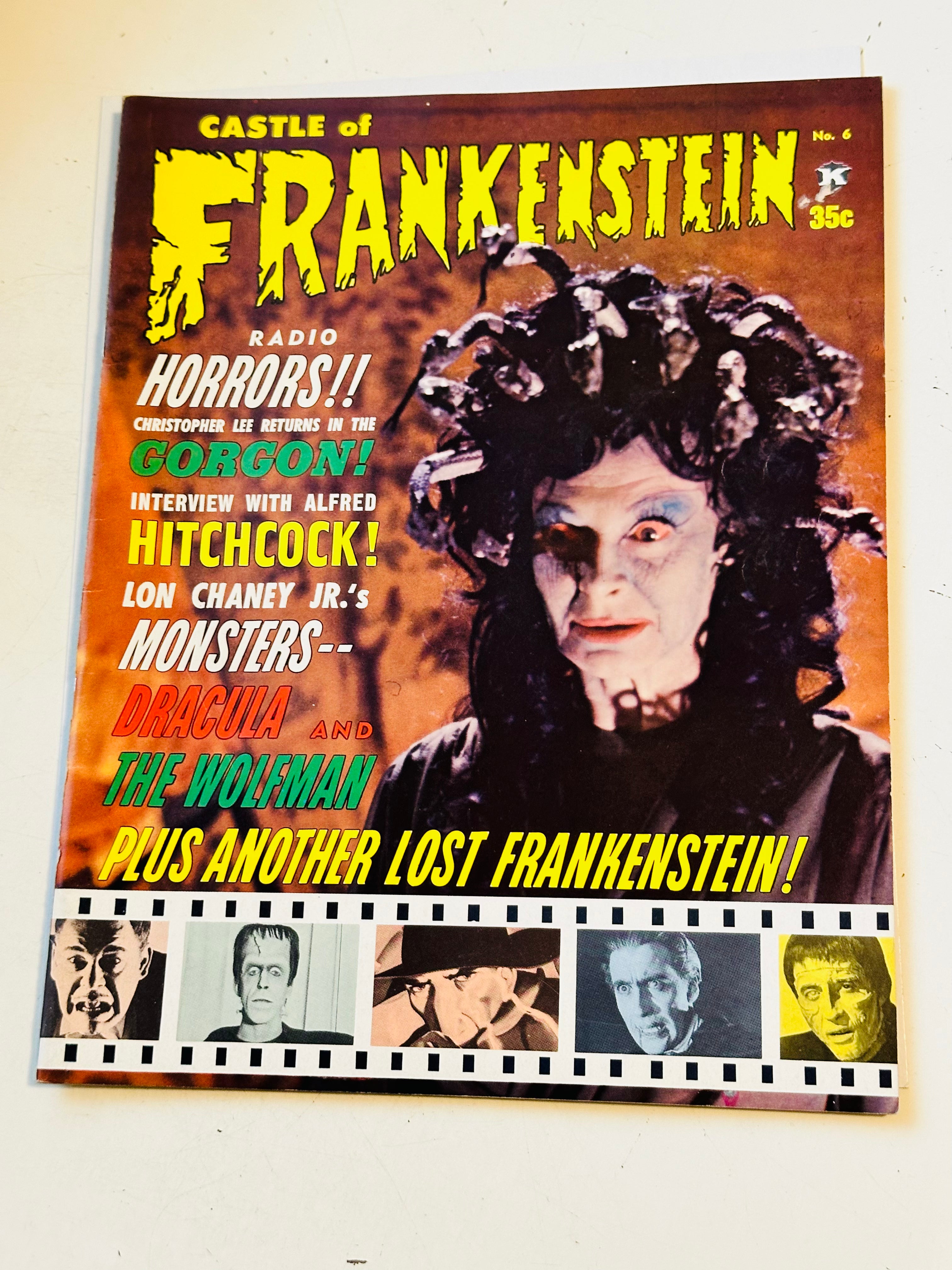 Castle of Frankenstein #6 high grade VF condition issue 1964