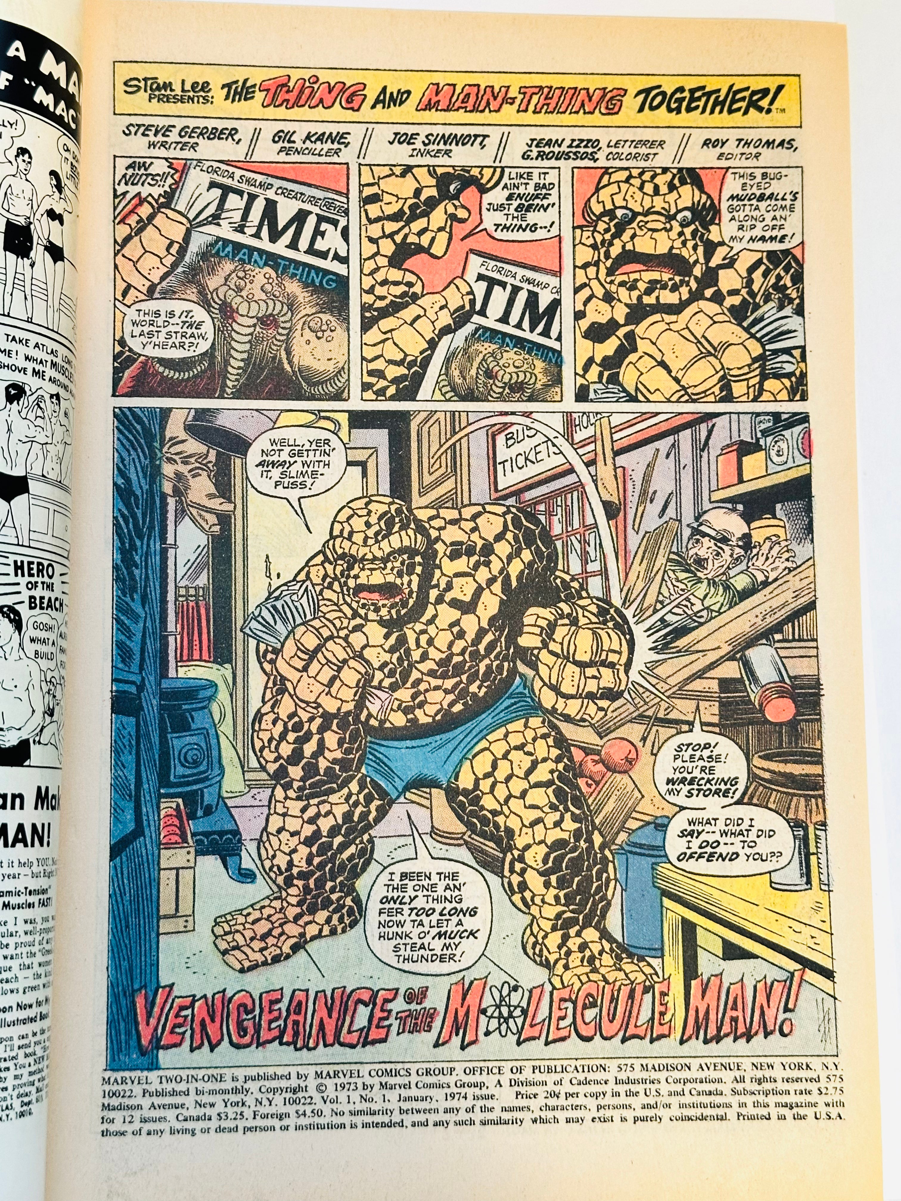 Marvel two and one1 issue, comic book 1973