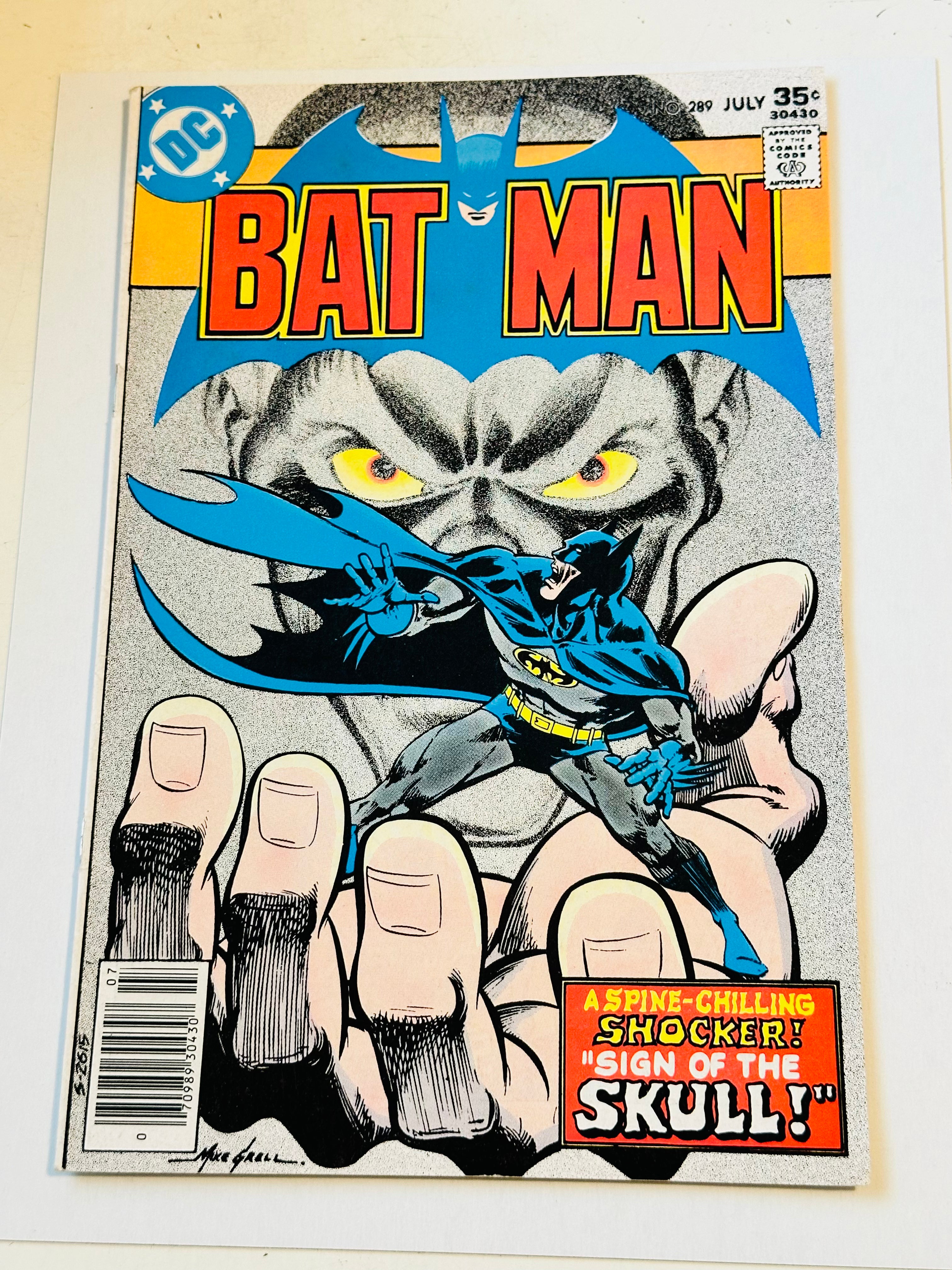 Batman #289 high grade condition comic book 1977