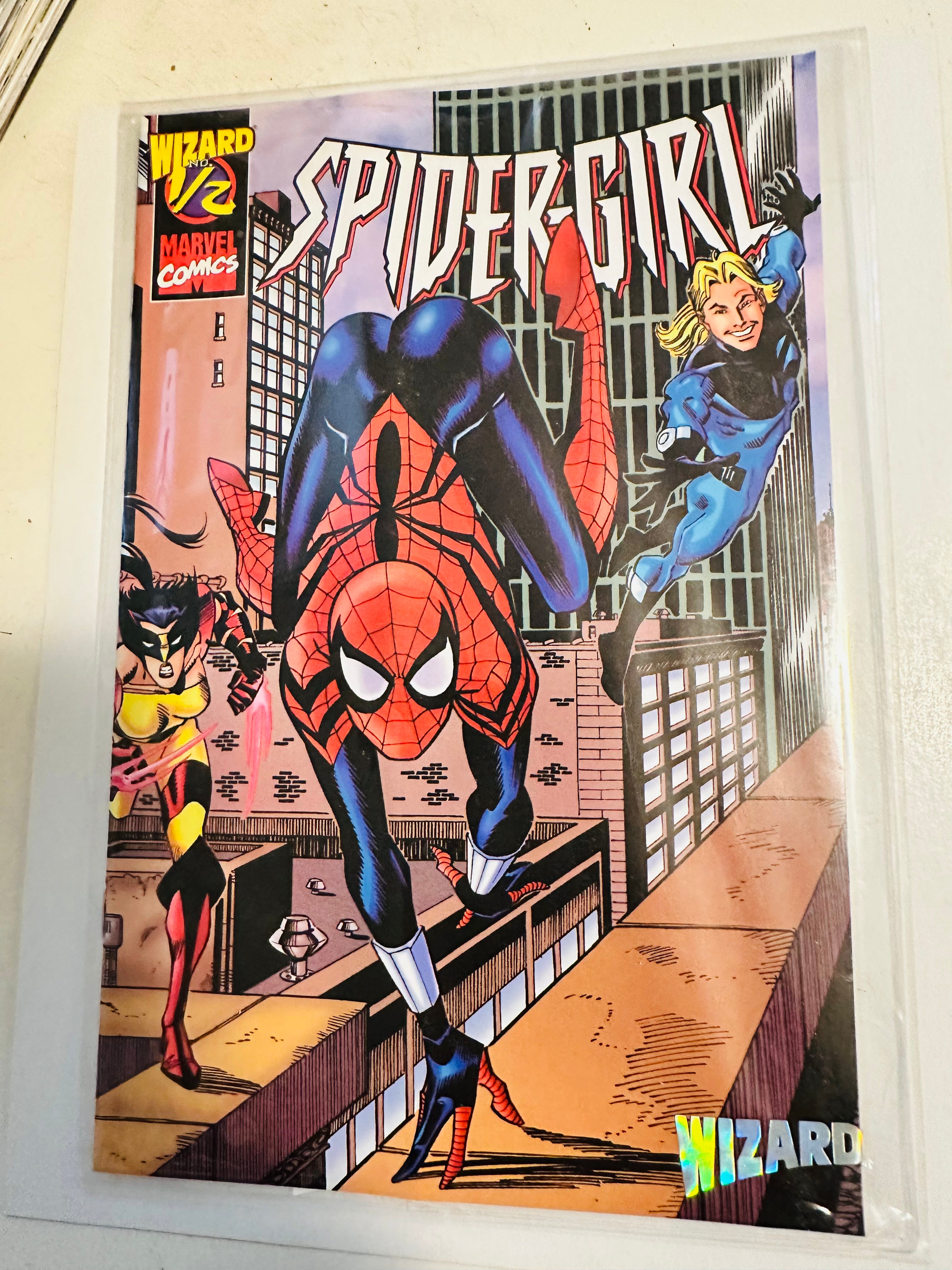 Spider girl wizard 1/2 issue comic book