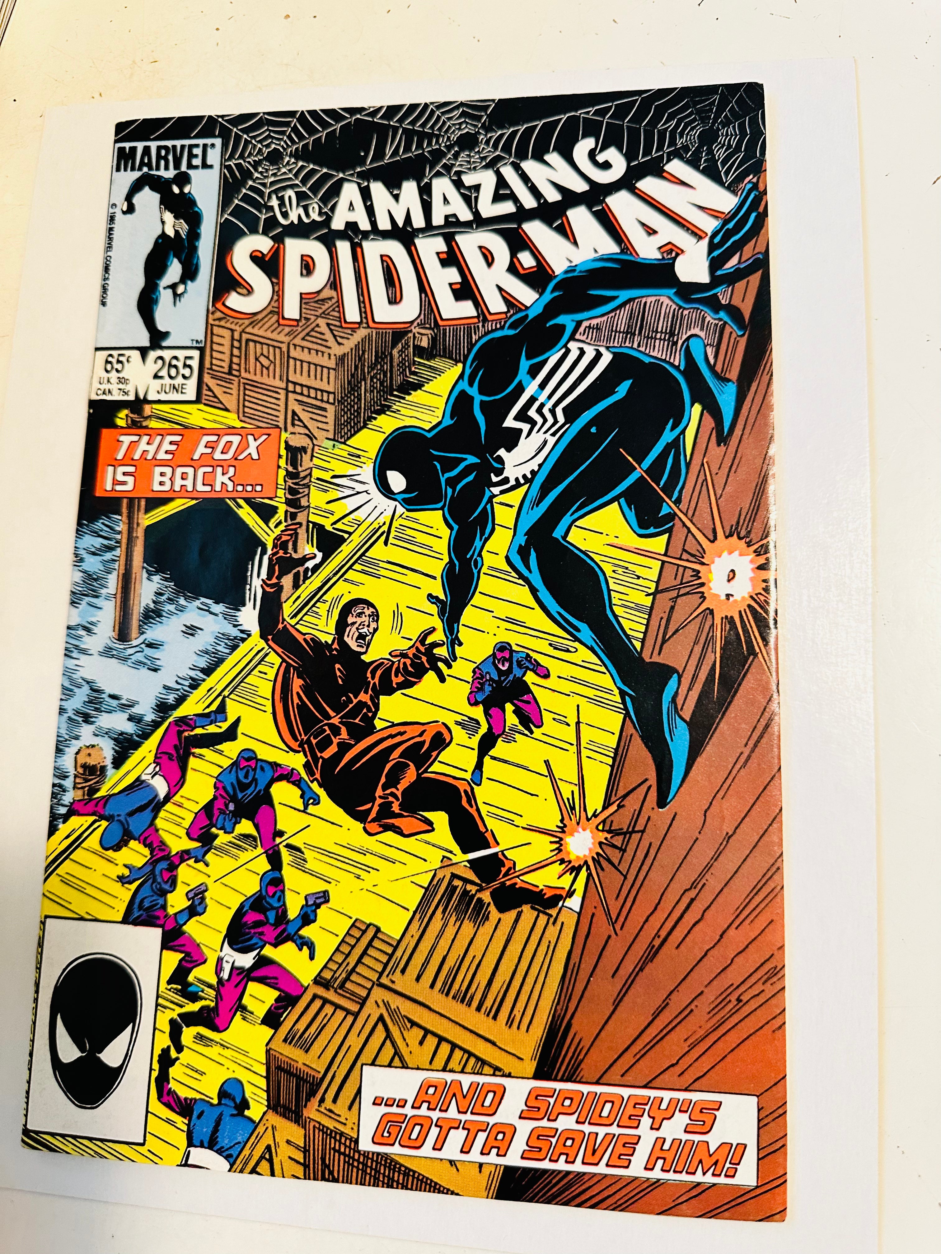 Amazing Spider-Man number 265 high-grade, book 1st appearance of silver sable