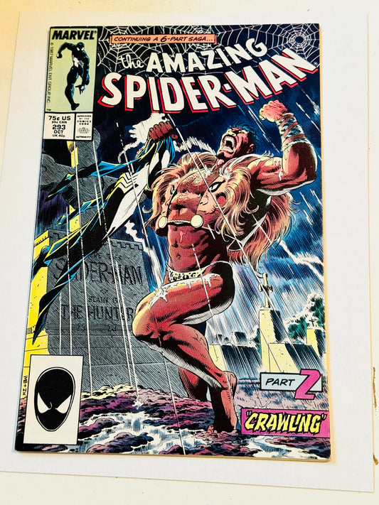 Amazing Spider-man #293 high grade comic book