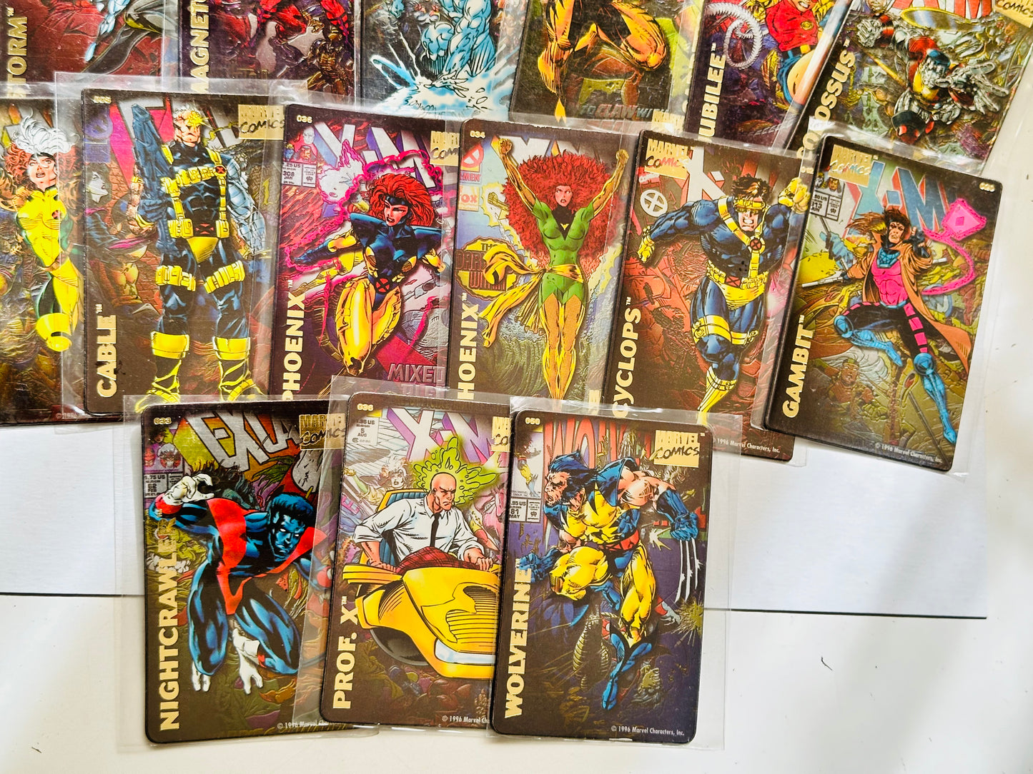 Marvel X-Men magnet cards 15 count lot deal 1996