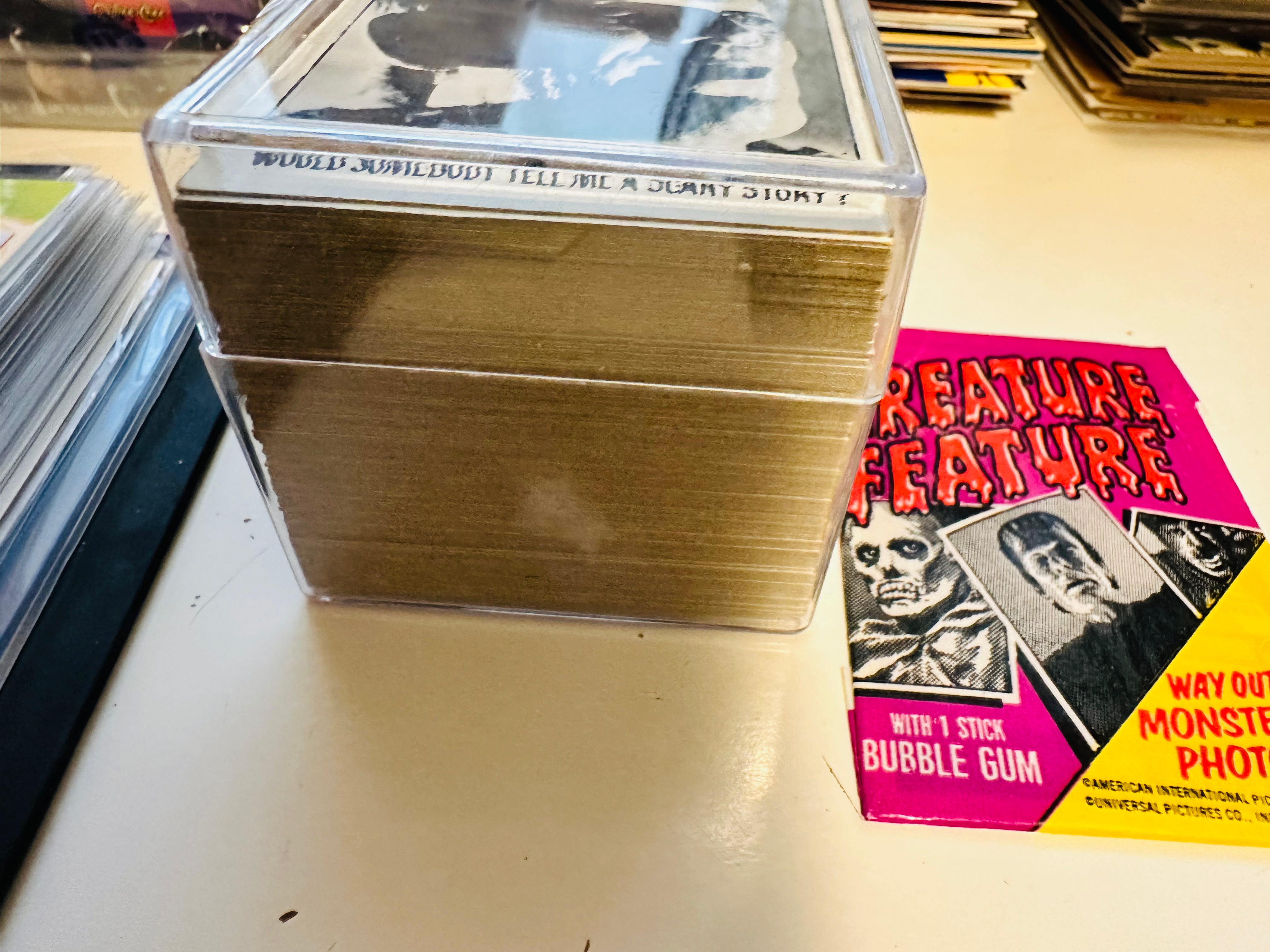 Universal monsters creature feature rare or card set1-128 with rare Op