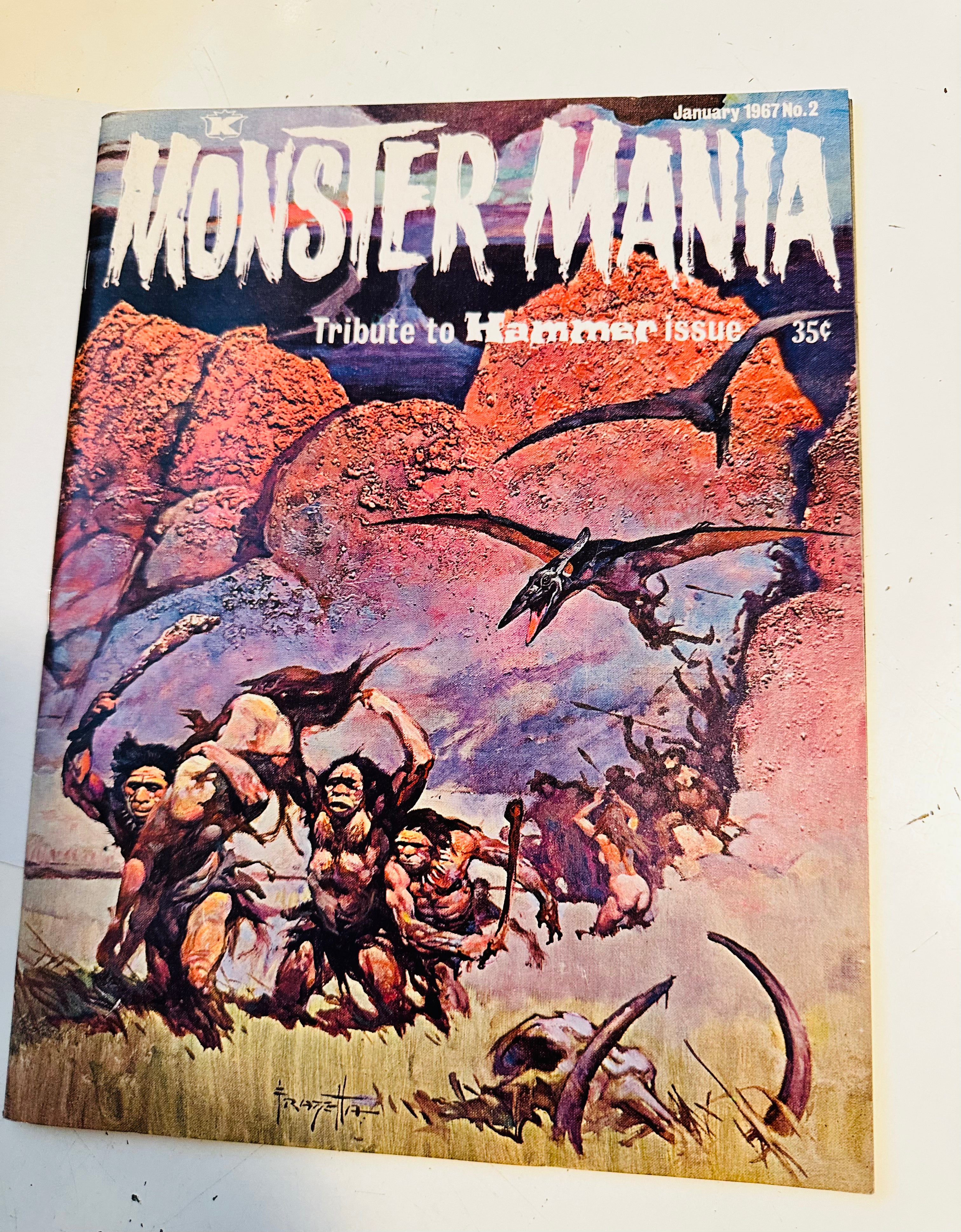 Monster Mania #2 high grade condition magazine 1967