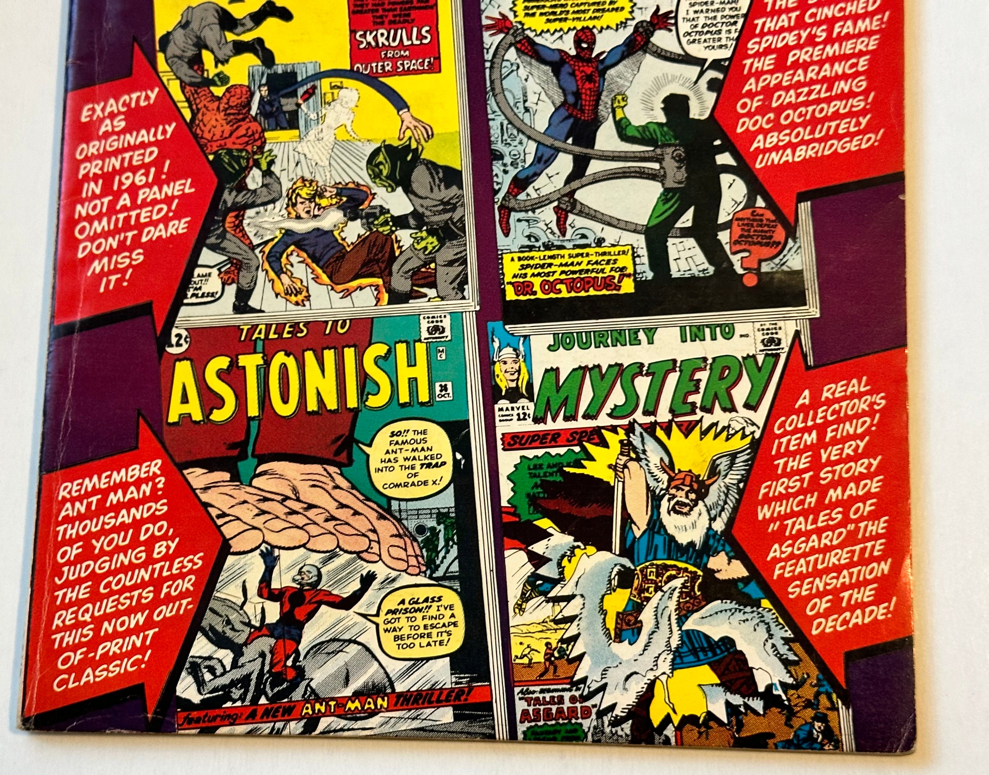 Marvel collectors items classic #1 comic book 1965