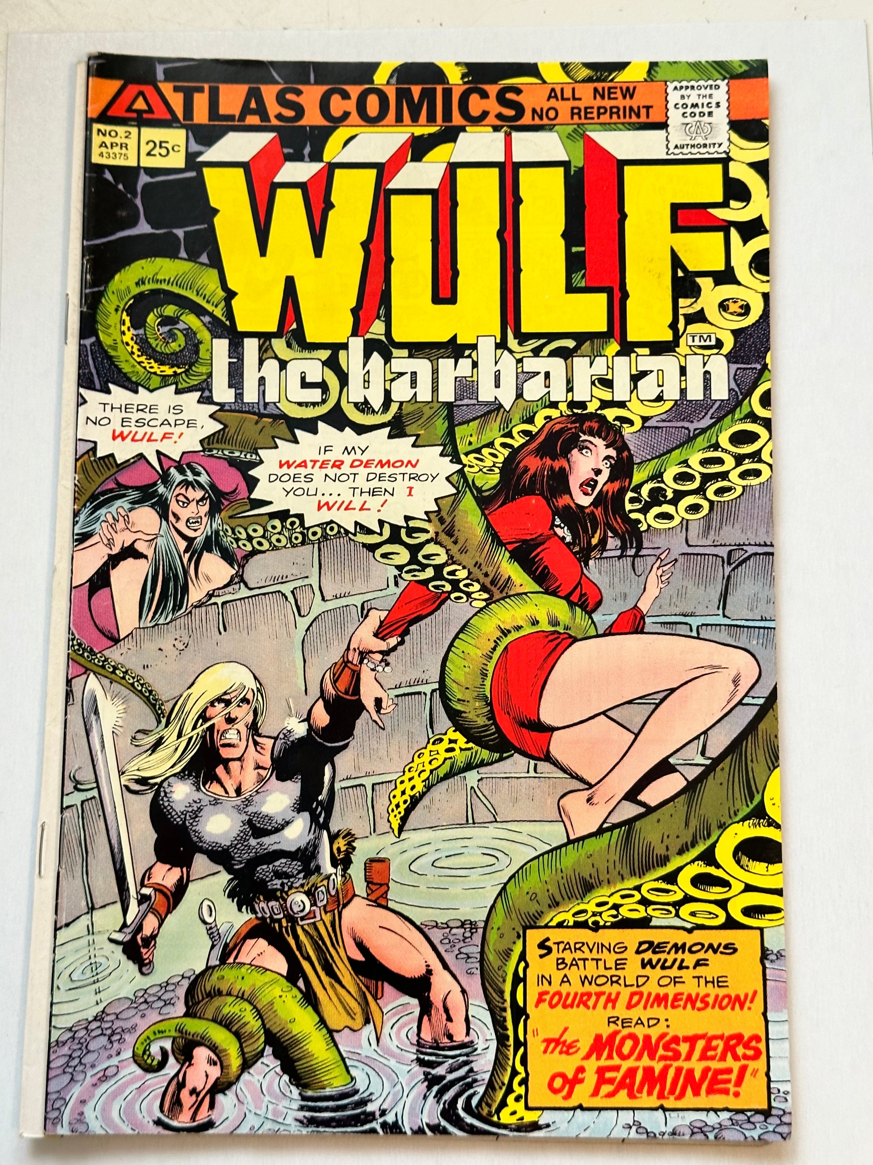 Wulf the barbarian number two high-grade, book 1975