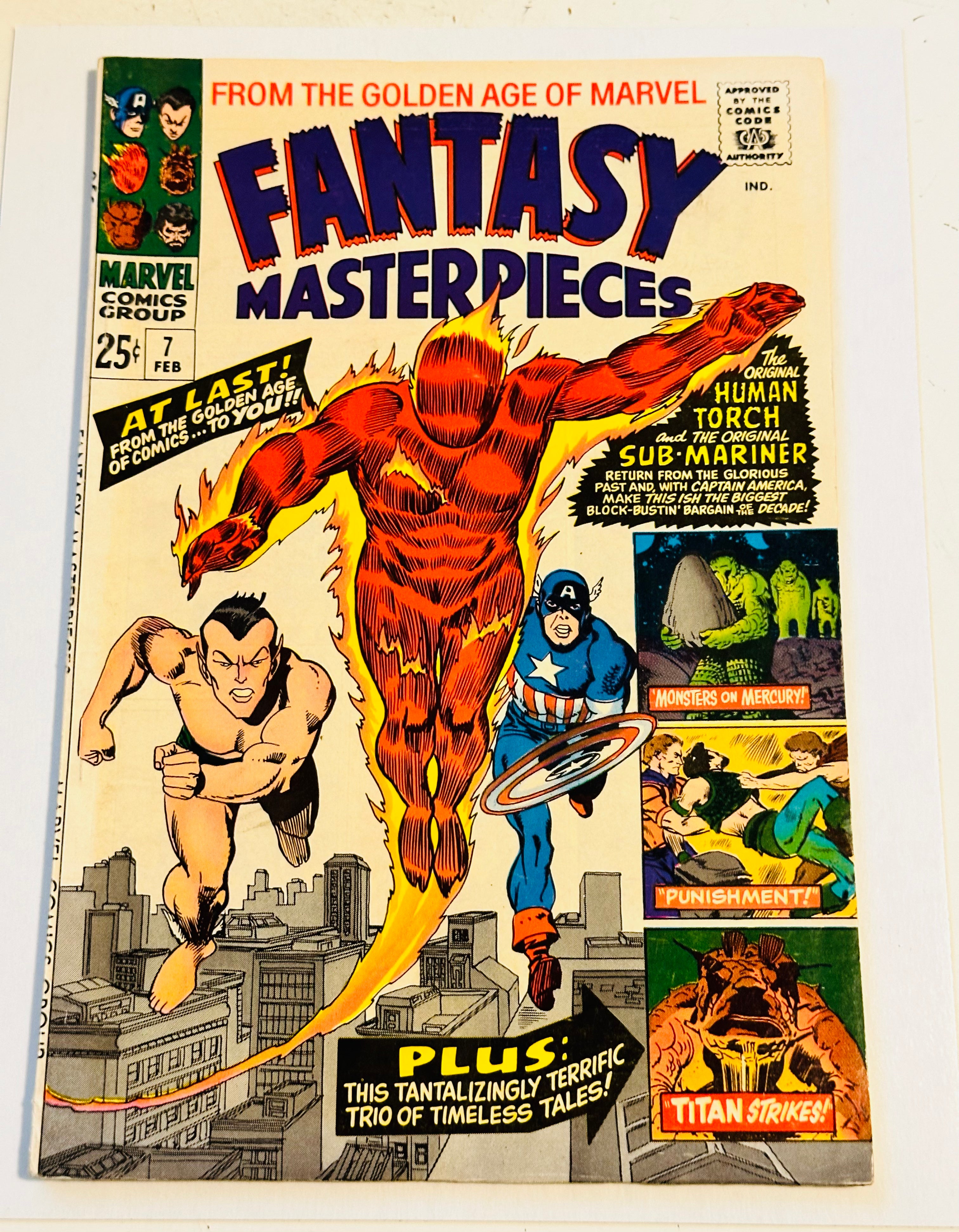 Fantasy Masterpieces #7 high grade condition comic book 1967