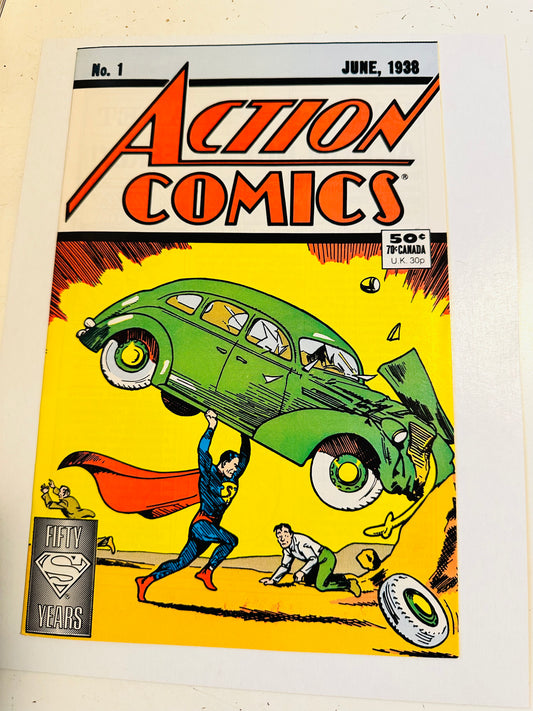 Action comics number one rare reprint issue 1988