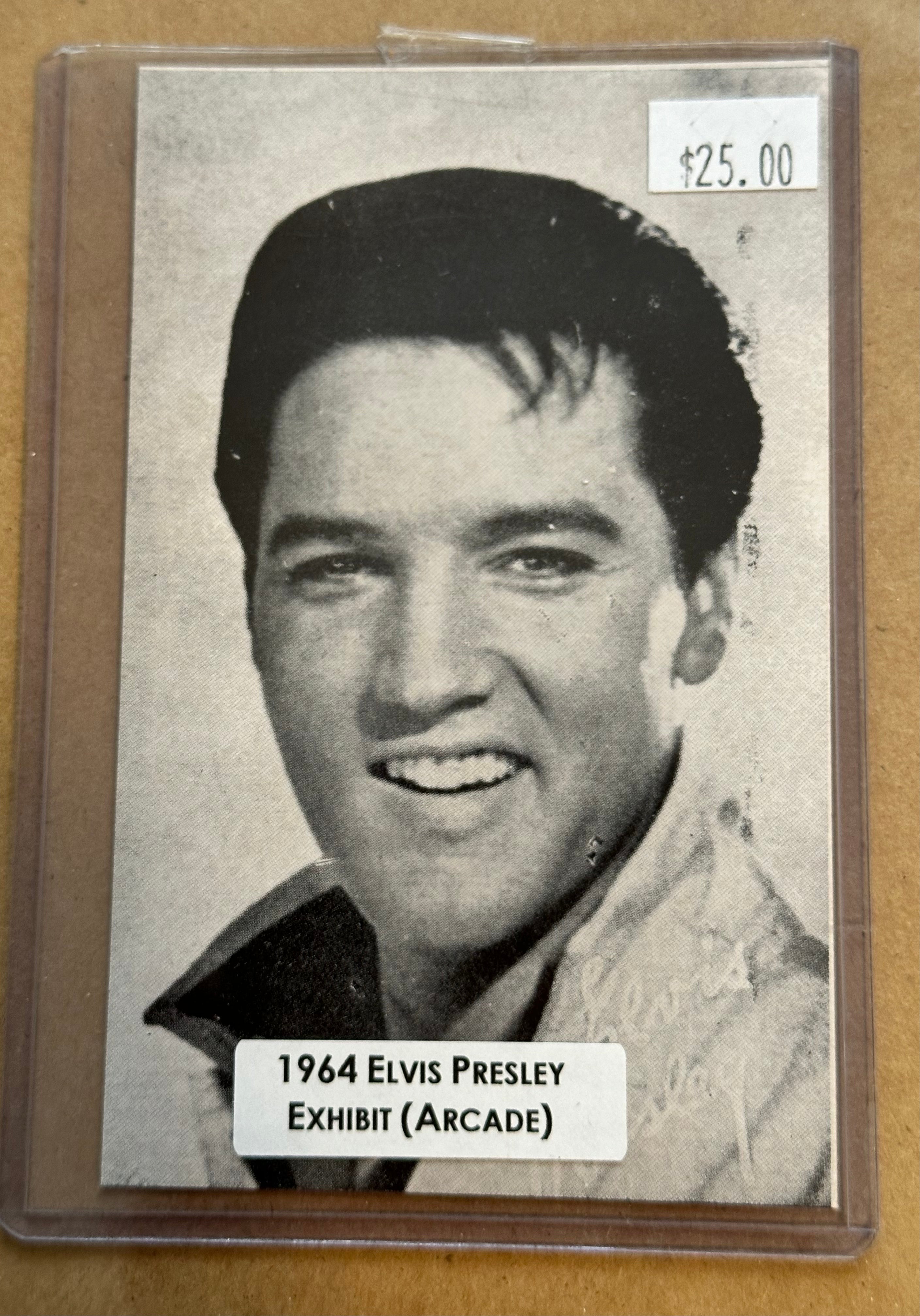 Elvis original 4x6 exhibit card 1964