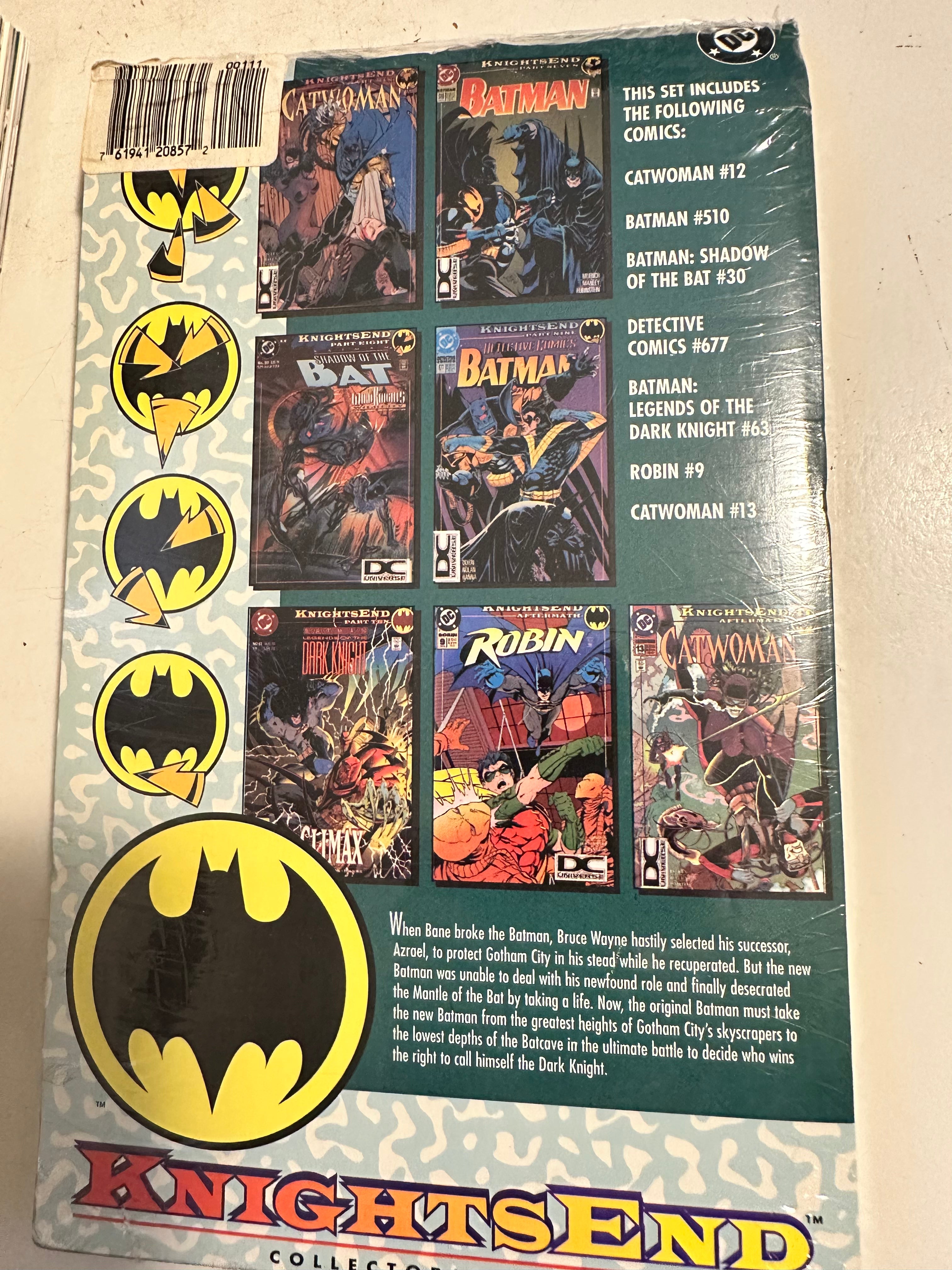 Batman comics Knights End vintage 7 comics factory sealed lot deal!
