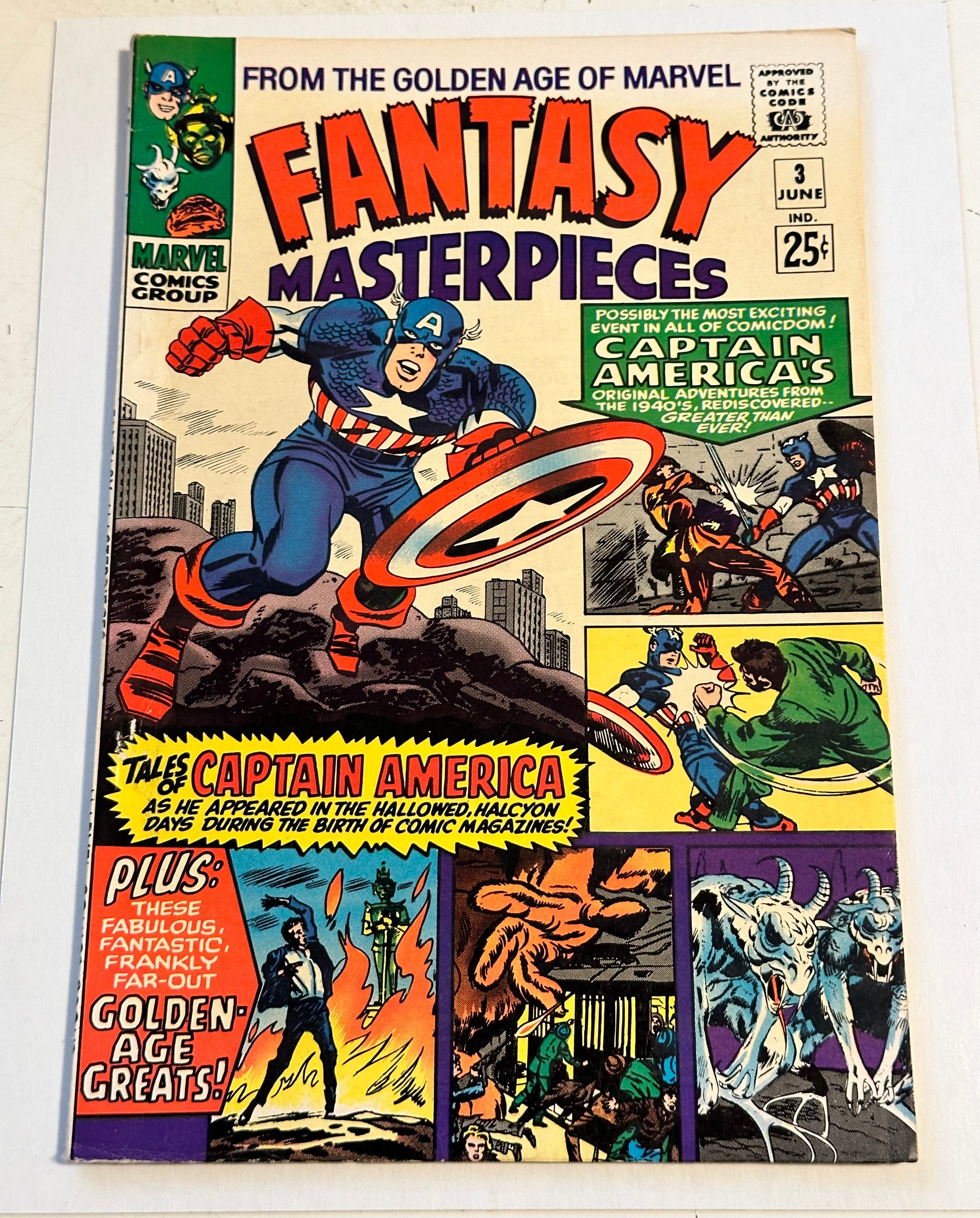 Fantasy Masterpieces #3 Vf condition comic book 1966