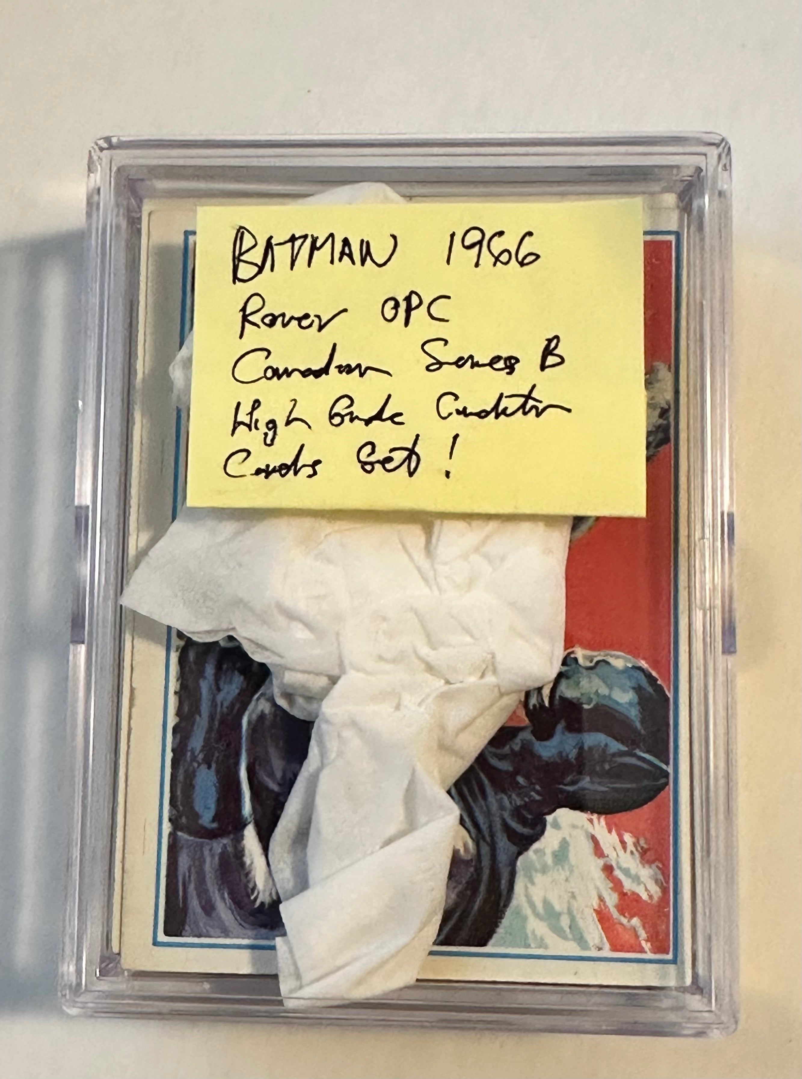 Batman original series B high grade condition Ex-NM cards set 1966