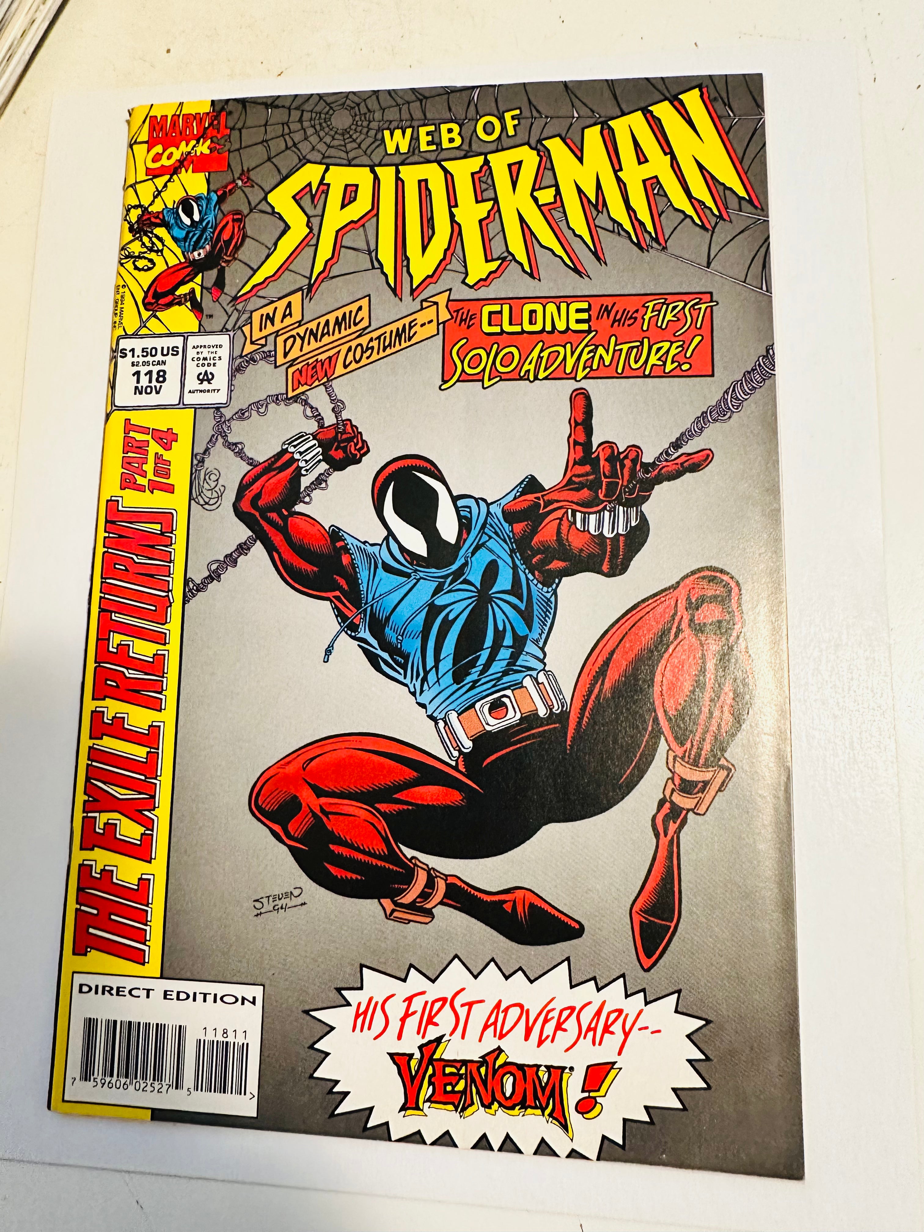 Web of Spider-man #118 high grade comic book 1994
