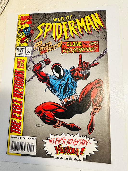 Web of Spider-man #118 high grade comic book 1994