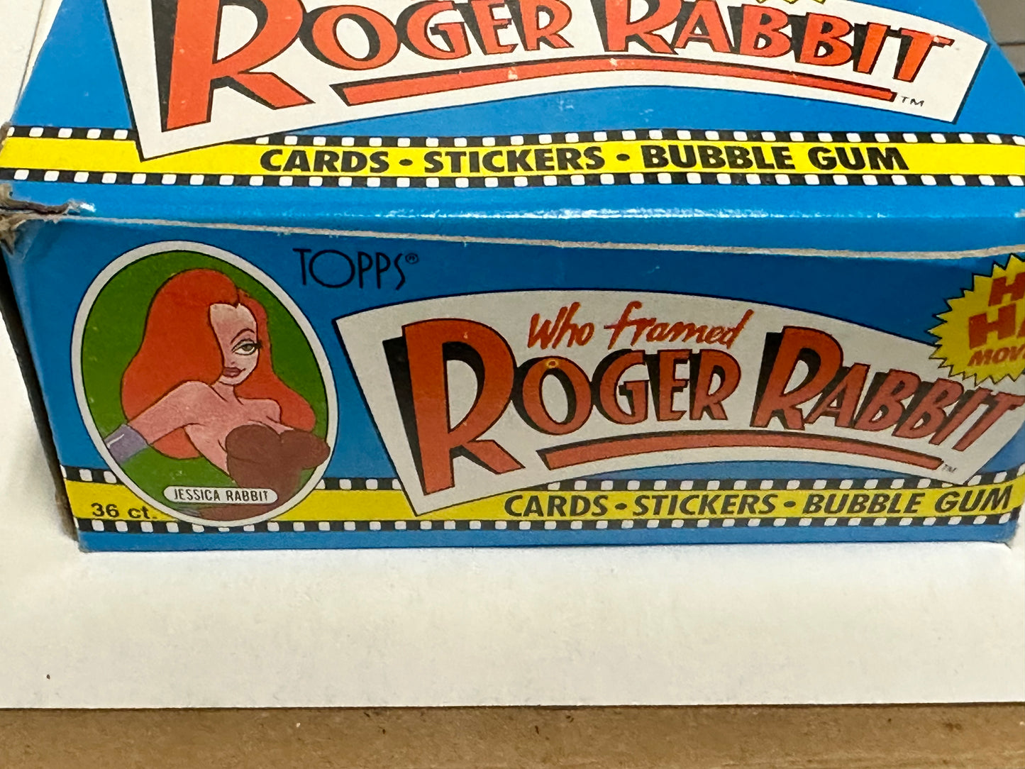 Roger Rabbit movie cards 36 packs box 1988