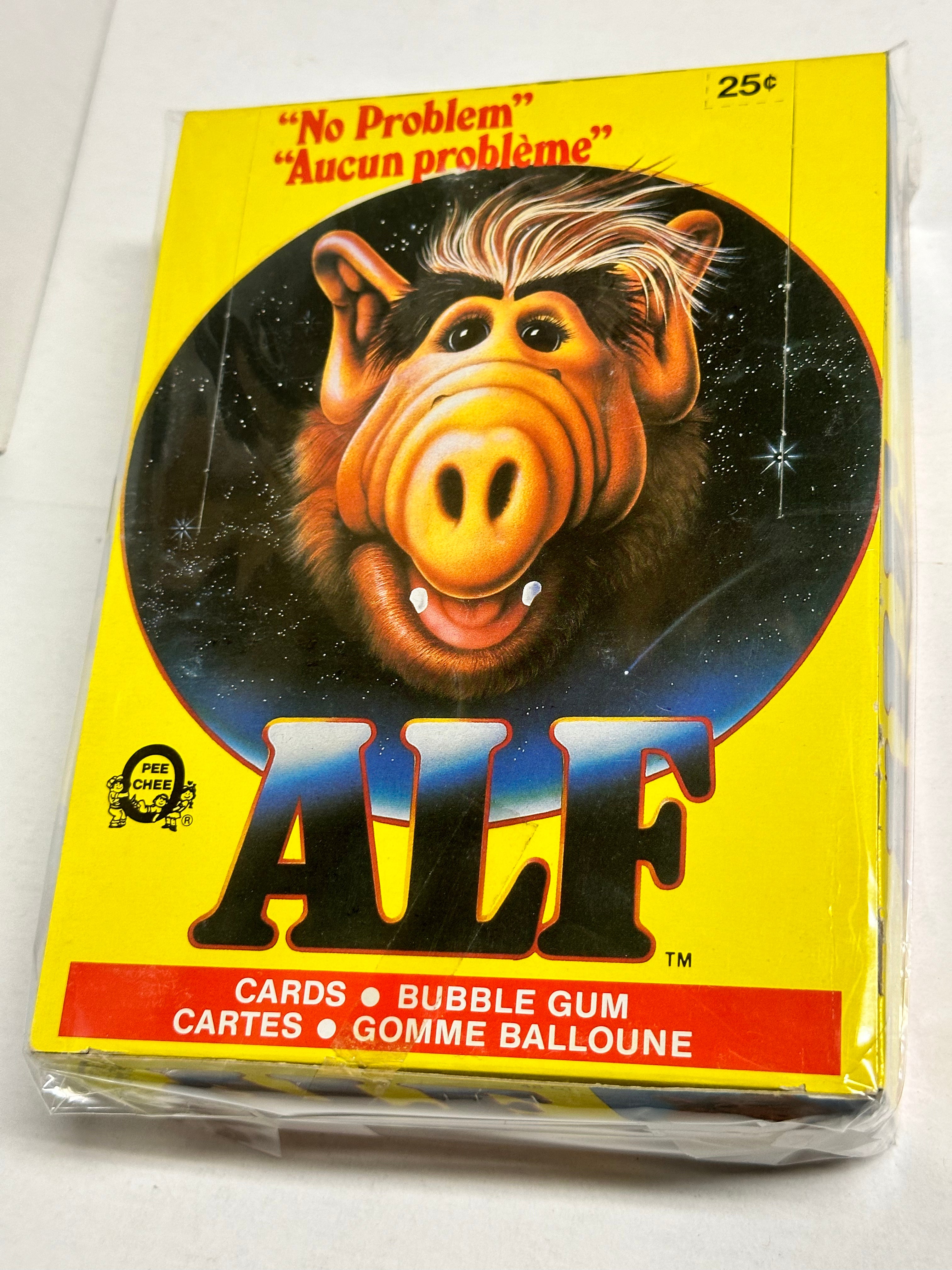 Alf TV show cards Opc Canadian version 48 packs box 1988