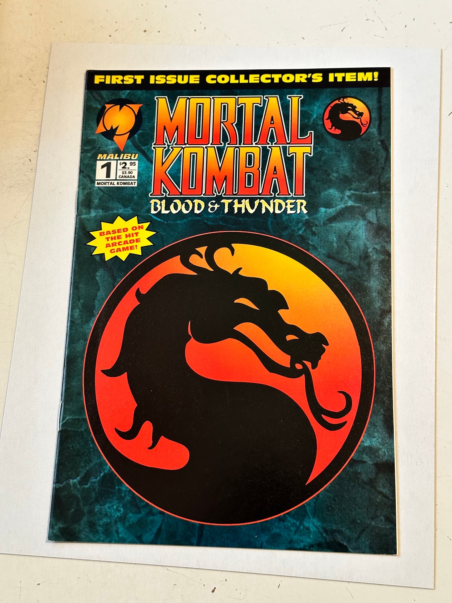 Mortal Kombat Blood and Thunder #1 Vf or better comic book 1994