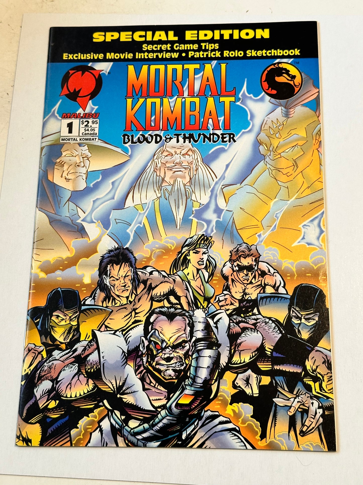 Mortal Combat #1 high grade condition comic book