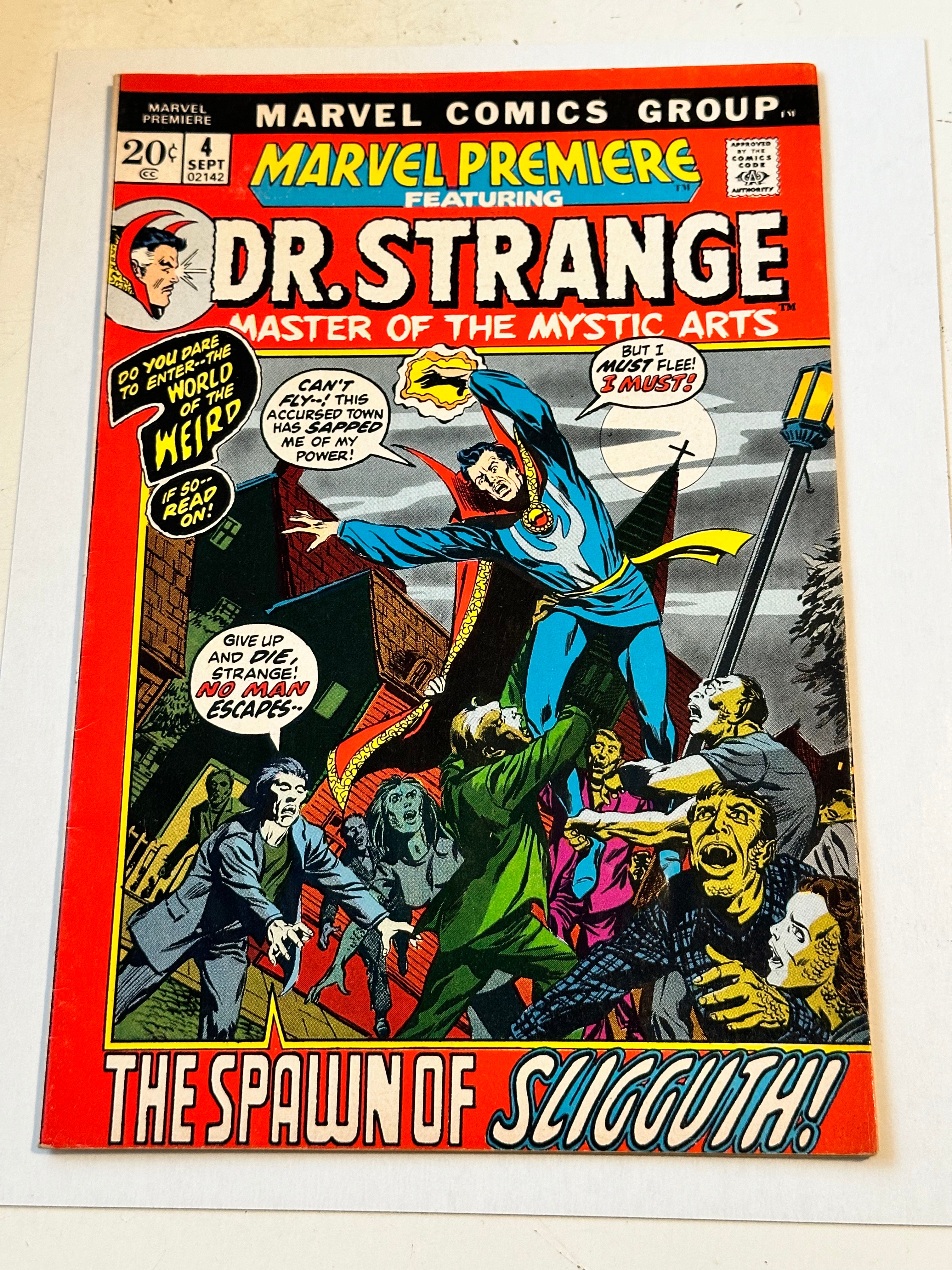 Marvel Premiere #4 Dr. Strange comic book 1972
