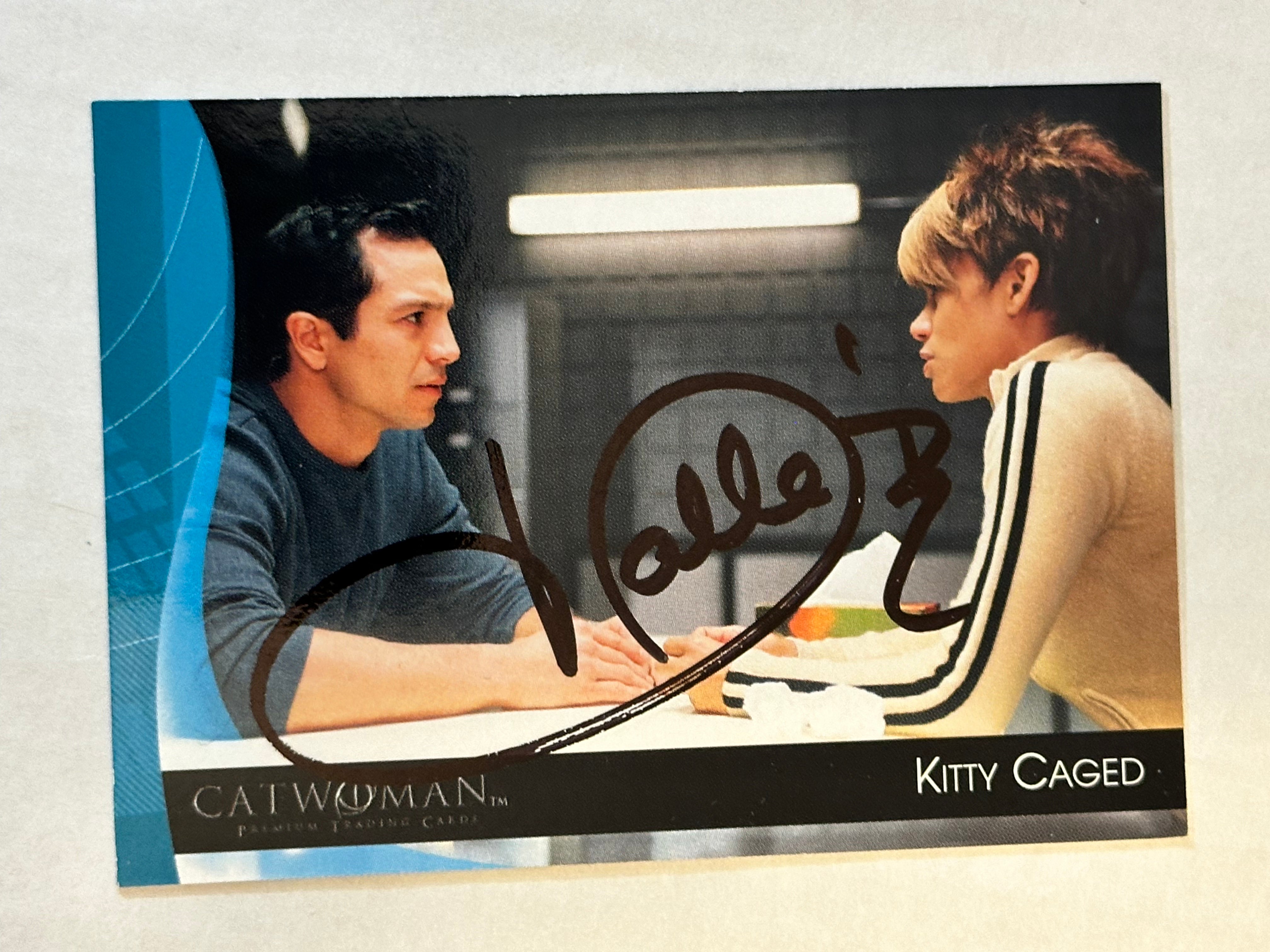 Halle Berry Catwoman movie autograph card with COA