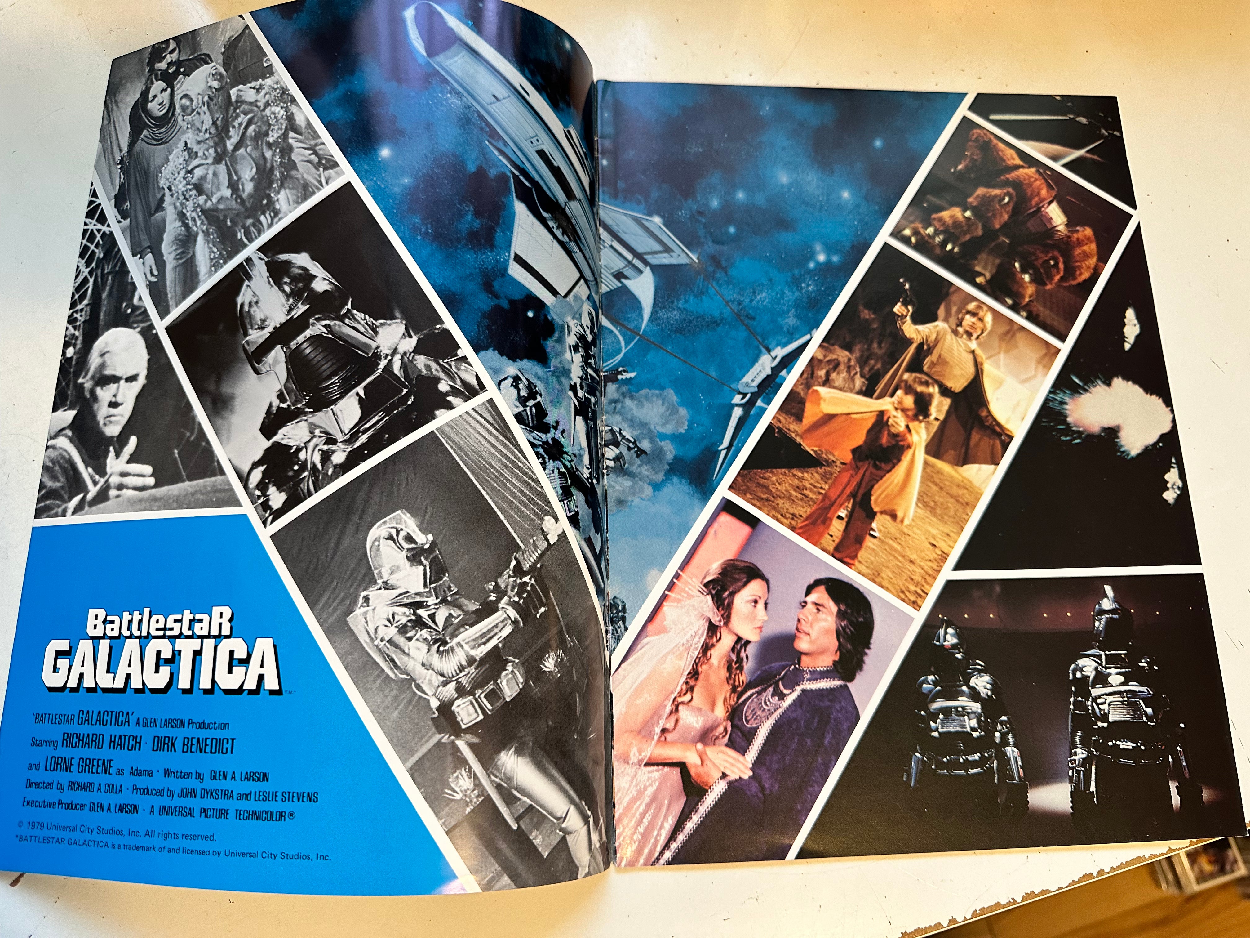 Battlestar Galactica rare movie program 1979