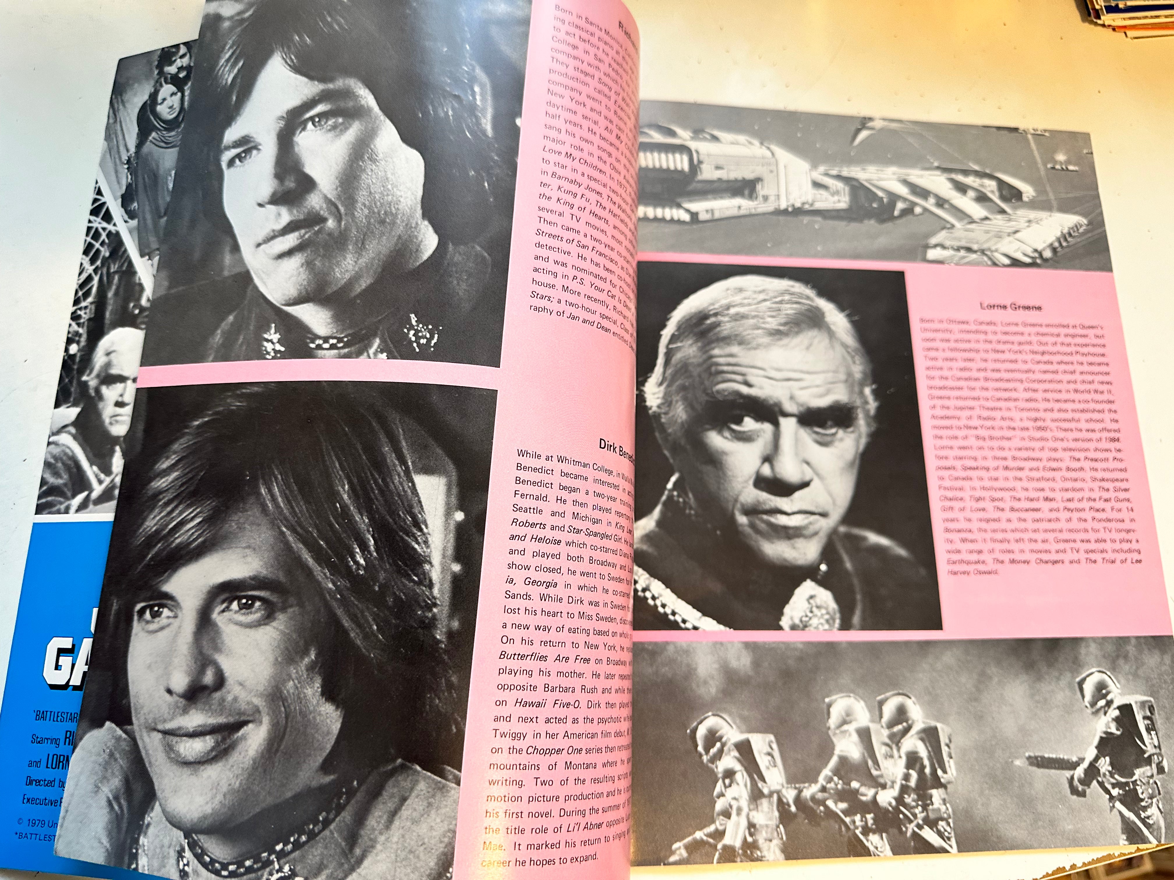 Battlestar Galactica rare movie program 1979