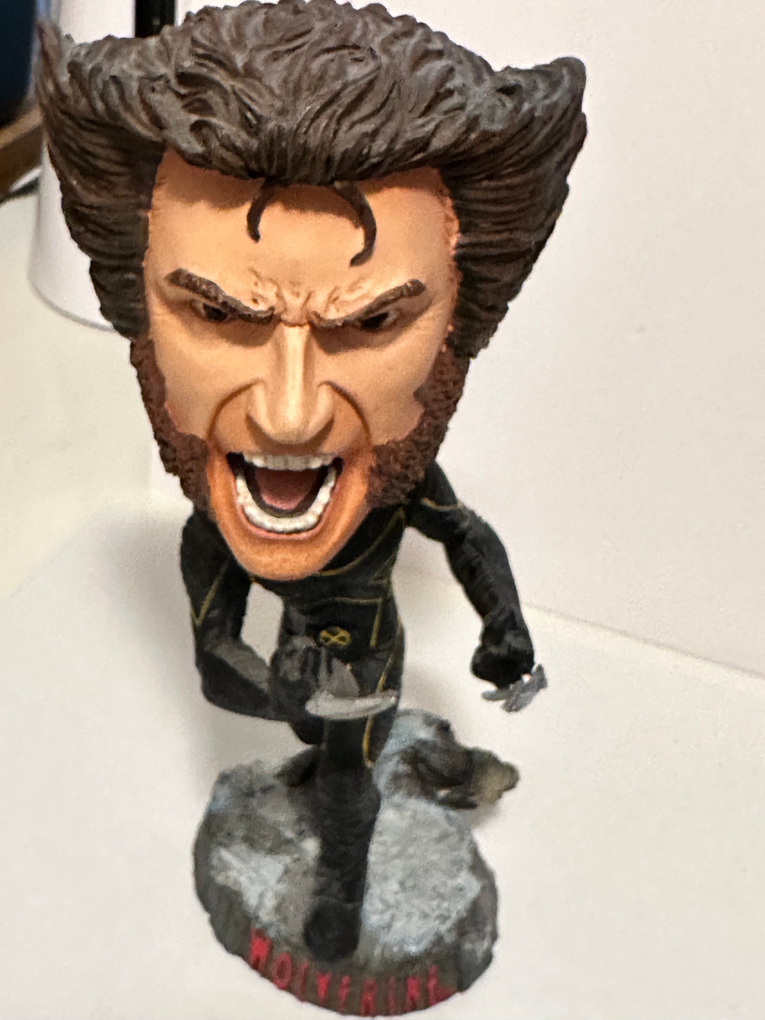 Wolverine X-Men rare 7 inches high vintage bobblehead figure